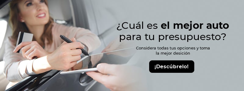 Quizz ¿Cuál es el mejor auto para tu presupuesto?